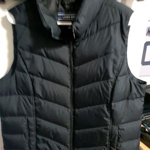 Ladies Lands' End Puffer vest, black